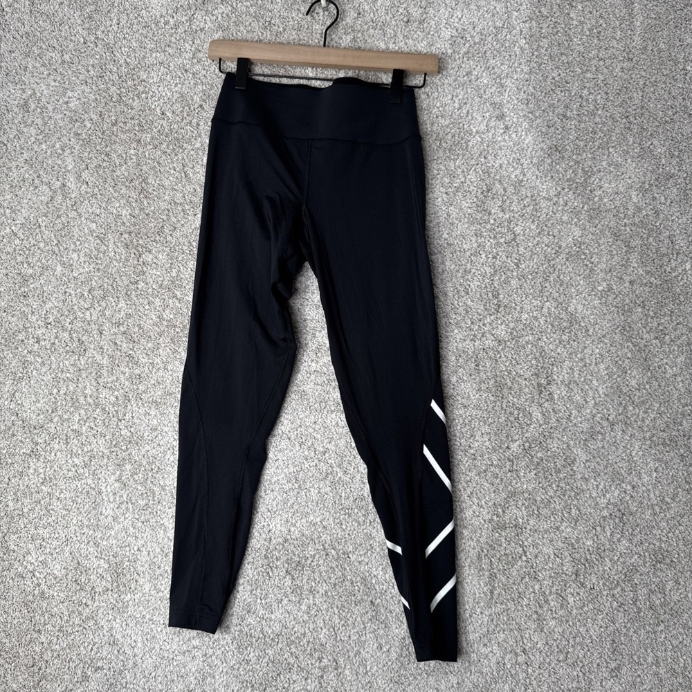 2XU‎ Women Core Compression Tights - Black & White/Small